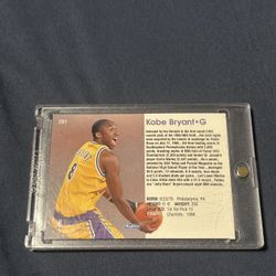 kobe bryant rookie card nba hoops 96 silver foil