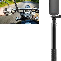 Motorcycle Invisible Selfie Stick, Adjustable