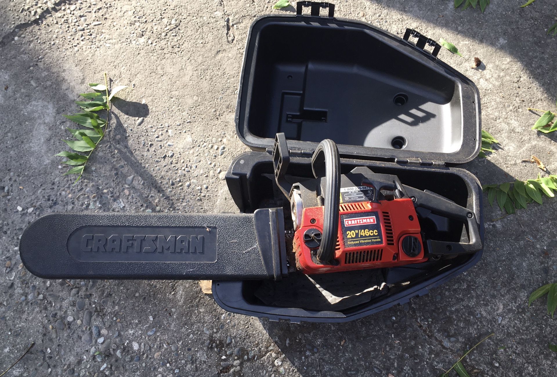 Craftsman 20in. 46cc 2cycle chainsaw