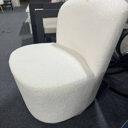 White Accent Chair $120