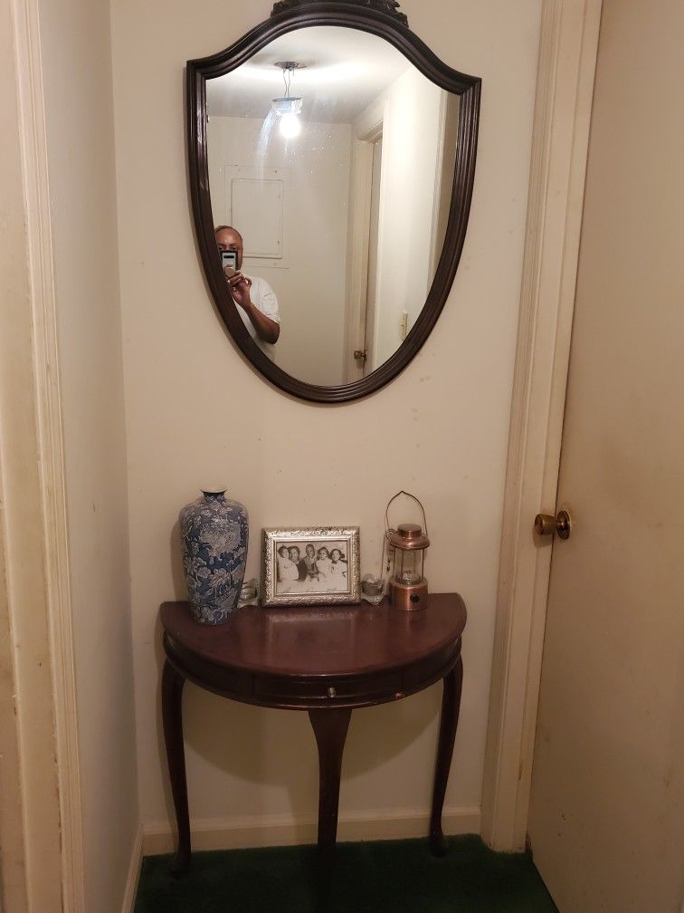Hallway Table And Mirror