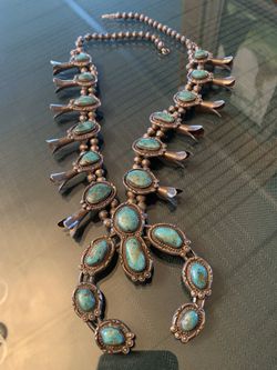 Squash blossom necklace