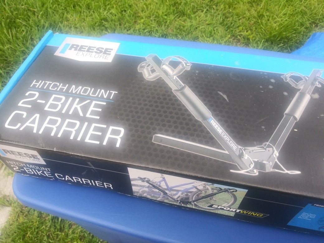 Reese New 2 Bike Hitch Mount Carrier Rack