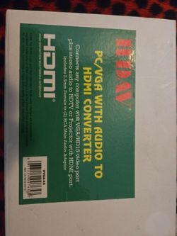 HDAV PC/VGA with Audio to HDMI Converter