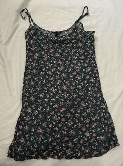 Floral Mini Dress with Spaghetti Straps