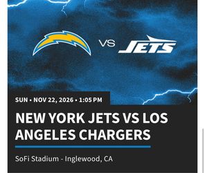 Chargers vs Jets @ Sofi