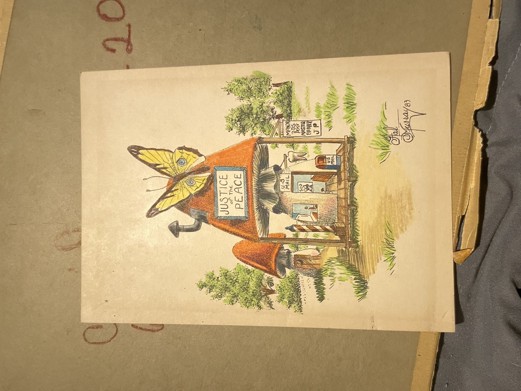 Hal Murray Mushroom Village Prints