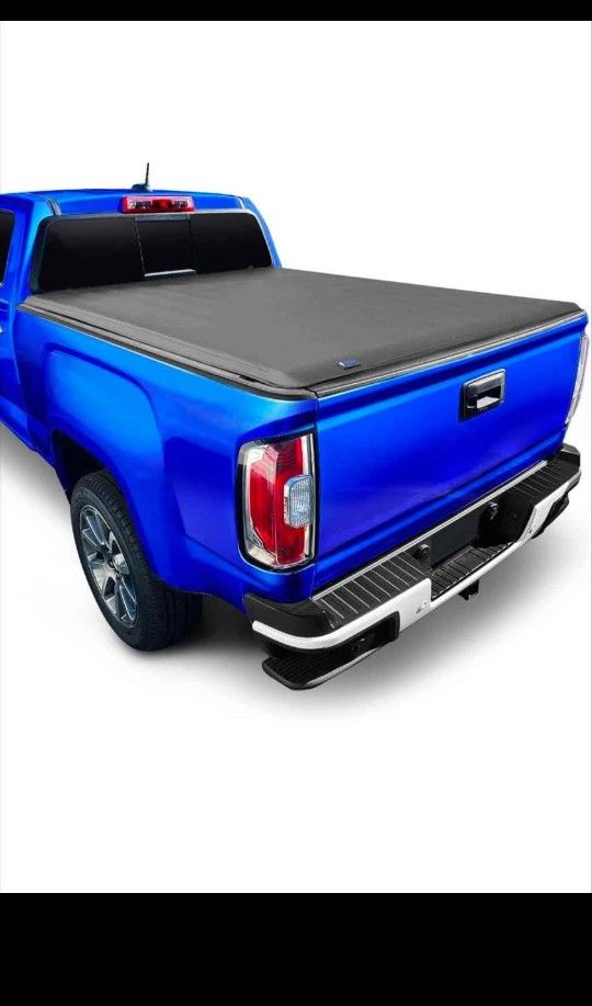 T1 Soft Roll-up Truck Bed Tonneau Cover Compatible with 2023 Chevy Colorado GMC Canyon | 5'1" (61")