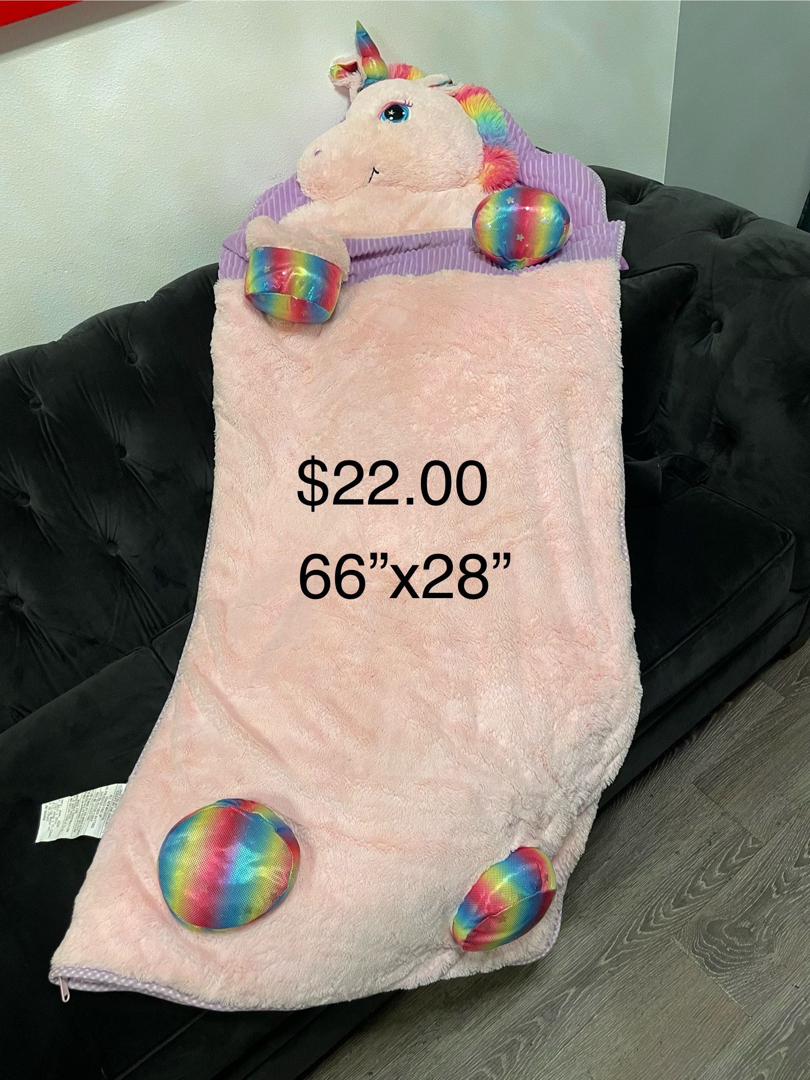 Unicorn, sleeping bag