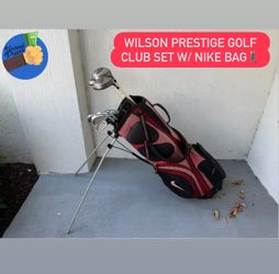 Wilson Prestige Golf Club Set w/ Nike Stand Bag & Accessories ⛳🔥