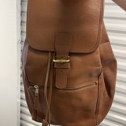 Coach Leather Backpack