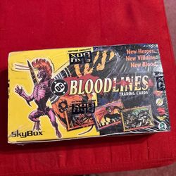 1993 DC Bloodlines Trading Cards Sealed Box 36 Sealed box of DC Bloodlines cards