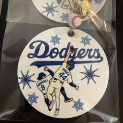 Dodgers Christmas Ornaments 