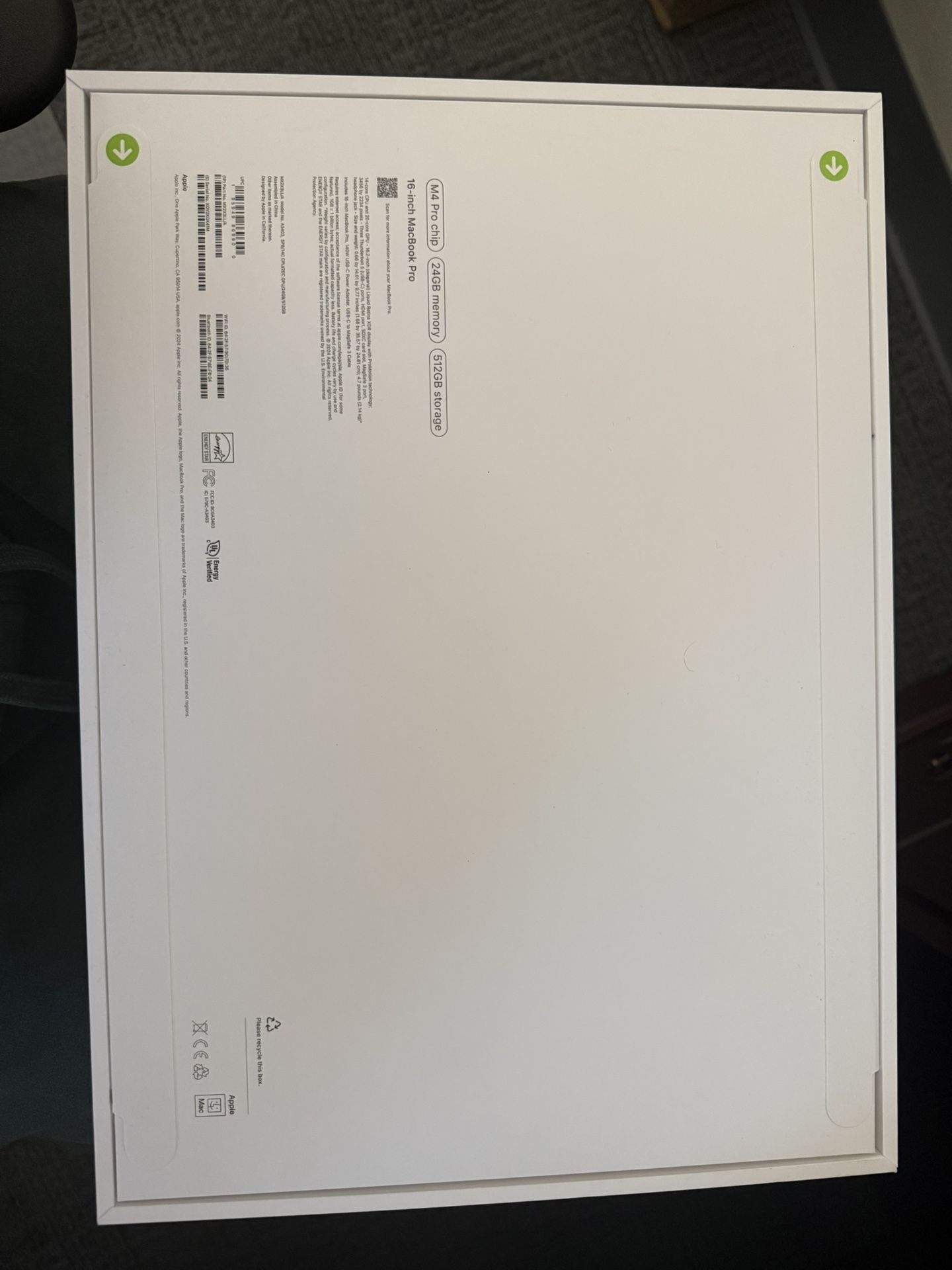 2024 16in MacBook Pro 