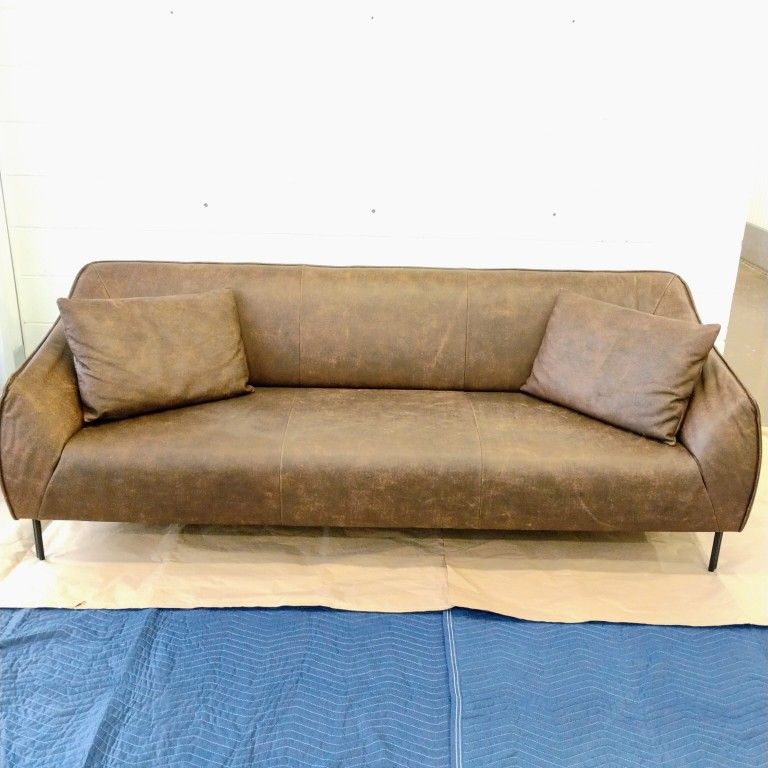 Rolf Benz Leather Sofa Three-Seater New ( Open Box) Yes, It's Available