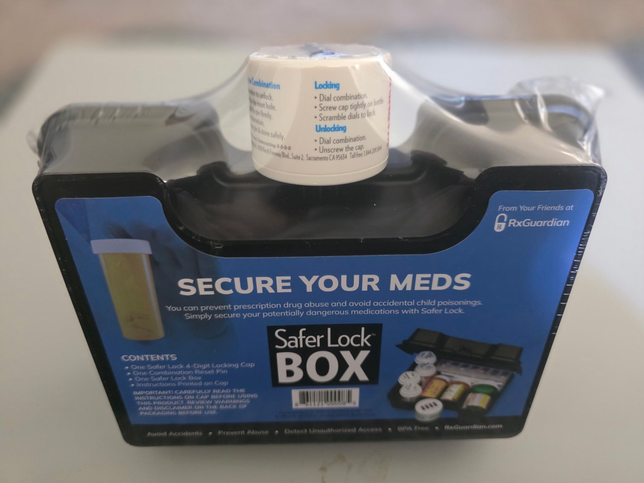 Rx Guardian: Medication Lock Box [Sealed/New!]