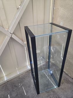 Glass Aquarium Tank with Black Frame