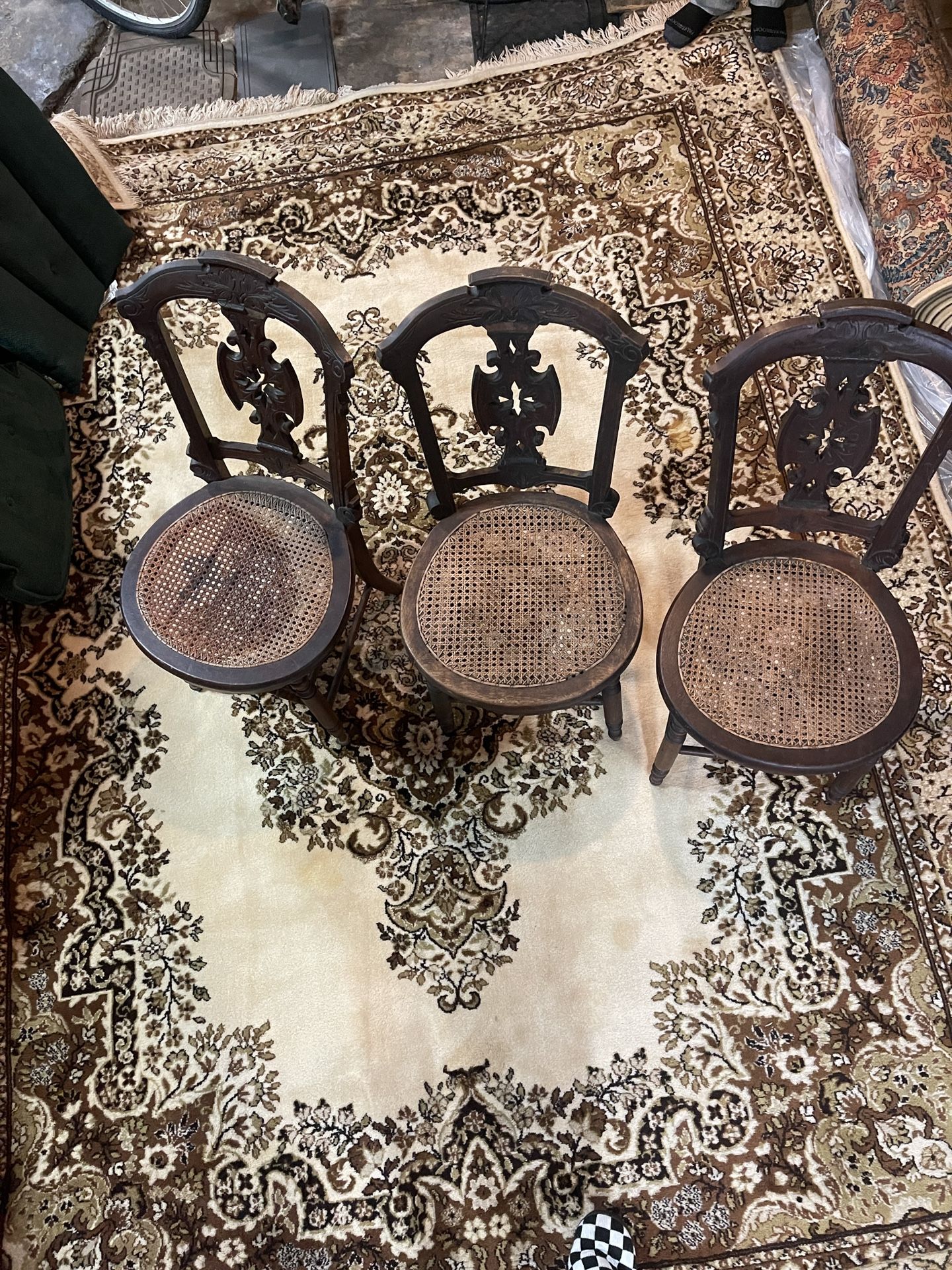 Victorian Circa 1800s Chair Set Of 3