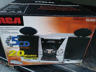 RCA 5 CD CHANGER AM FM STEREO