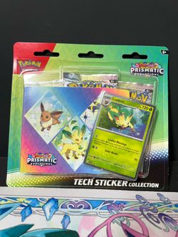 Prismatic Evolutions Tech Sticker Collection Pokemon