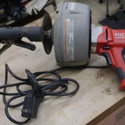 RIDGID K-45 Powered Drain Cleaner w/ Autofeed Technology USED 