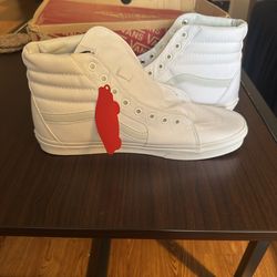 Vans Sk8-Hi Men’s Size 12 (True White) Brand New