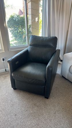 West Elm Harris Leather Power recliner