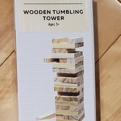 NEW Mini Wooden Tumbling Tower Game