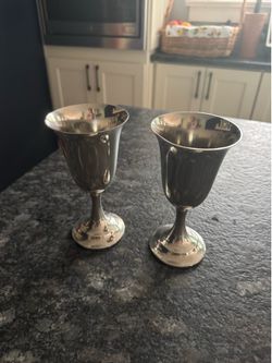 Pair of Silver Challaces