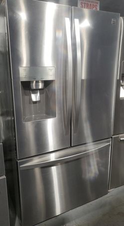 Kenmore 3-Door Stainless Steel Fridge
