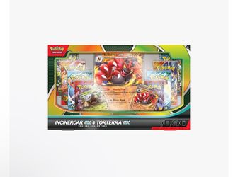 Incineroar ex and torterra ex box new