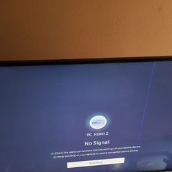 Samsung 50in 4k Led TV (Verticle Blue Line)