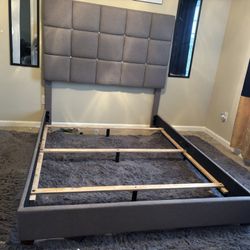 Queen Low Profile Bed frame With Box Spring 