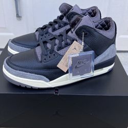 Size 15.5 Womens/ Size 14 Mens Jordan 3 Retro A Ma Maniere