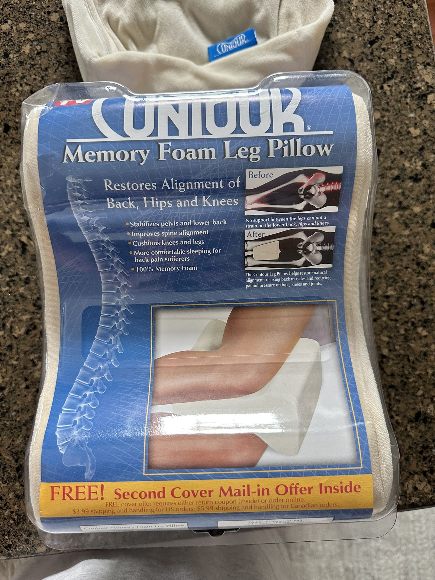 Contour Memory Foam Leg Pillow