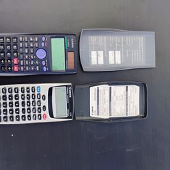 Casio and Cannon calculators