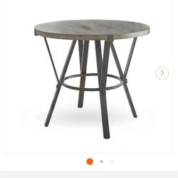 Round Table 42 in Portland Brown Wood