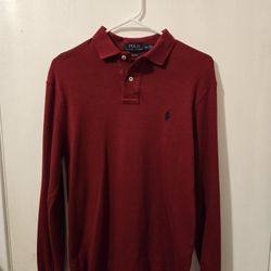 Ralph Lauren Polo Shirt Long Sleeve Size Small
