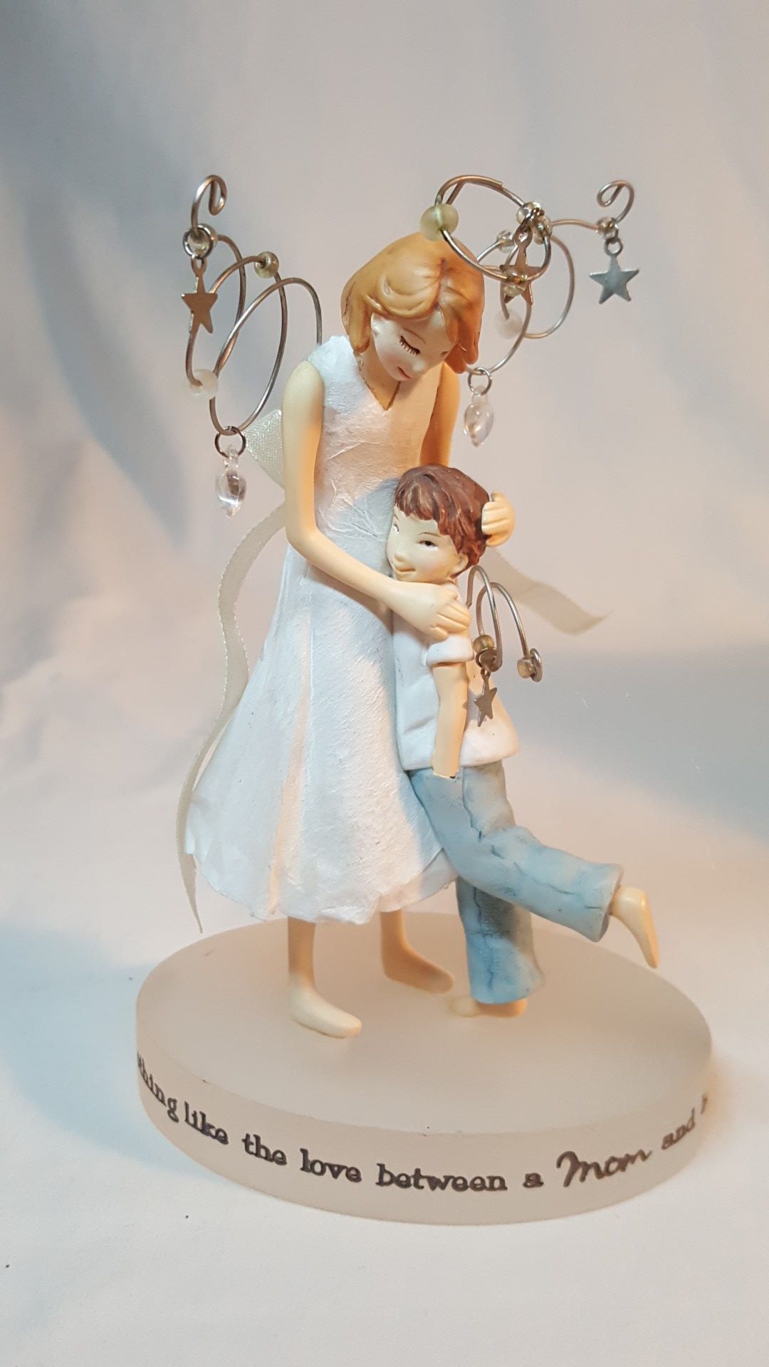 Mother and Son Figurine