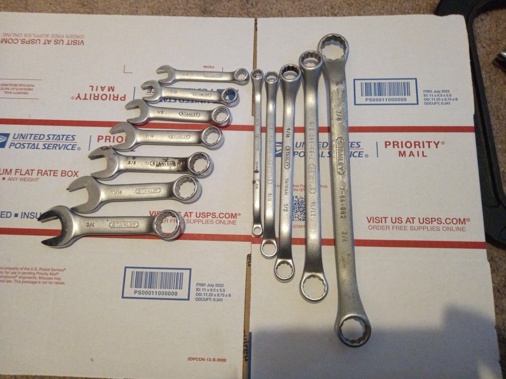 Stanley Offset And Stubby Wrench Set Standard 