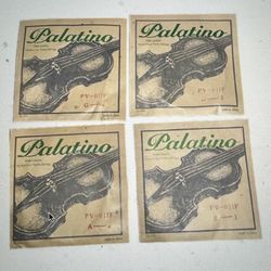 4 Palatino Nylon Core Violin Strings PV-011F by AXL - G4, A2, D3, E1
