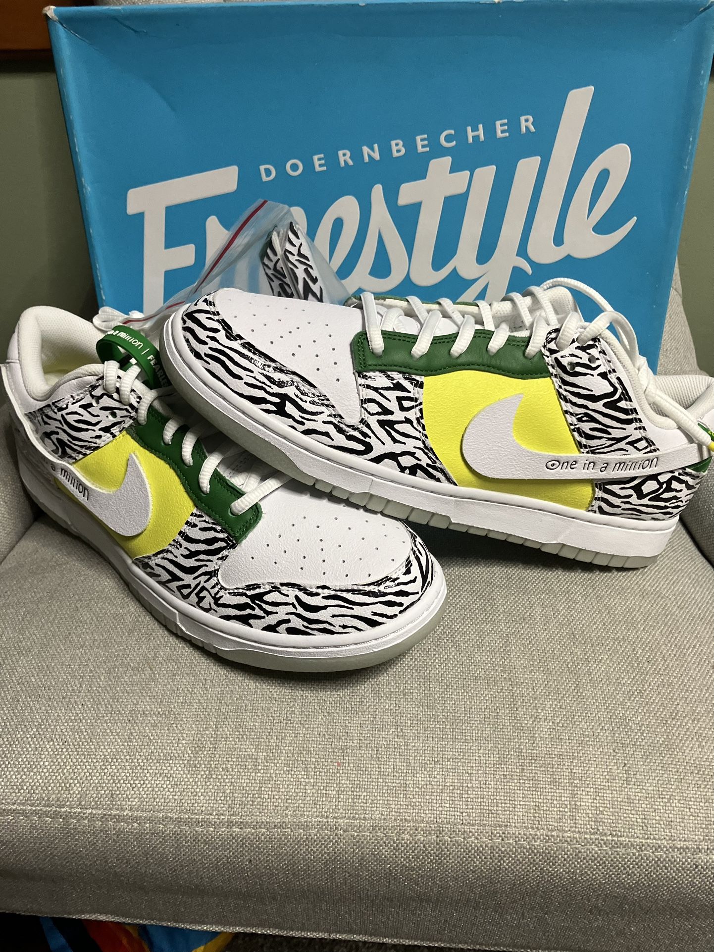 Sz 10m- Nike Dunk Low Doernbecher 2022- Brand New OG All