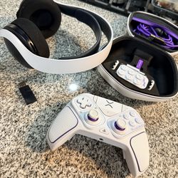 Ps5 controller and headset
