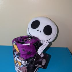 🩷 Nightmare Before Christmas Hugger Plushie and Comfy Throw (50x60) ✨💝
