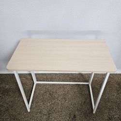 Modern Folding Writing Desk Utility Table Foldup

Great condition,  lightly used 
Measurements 
31.5" L x 15.5" W x 29" H
