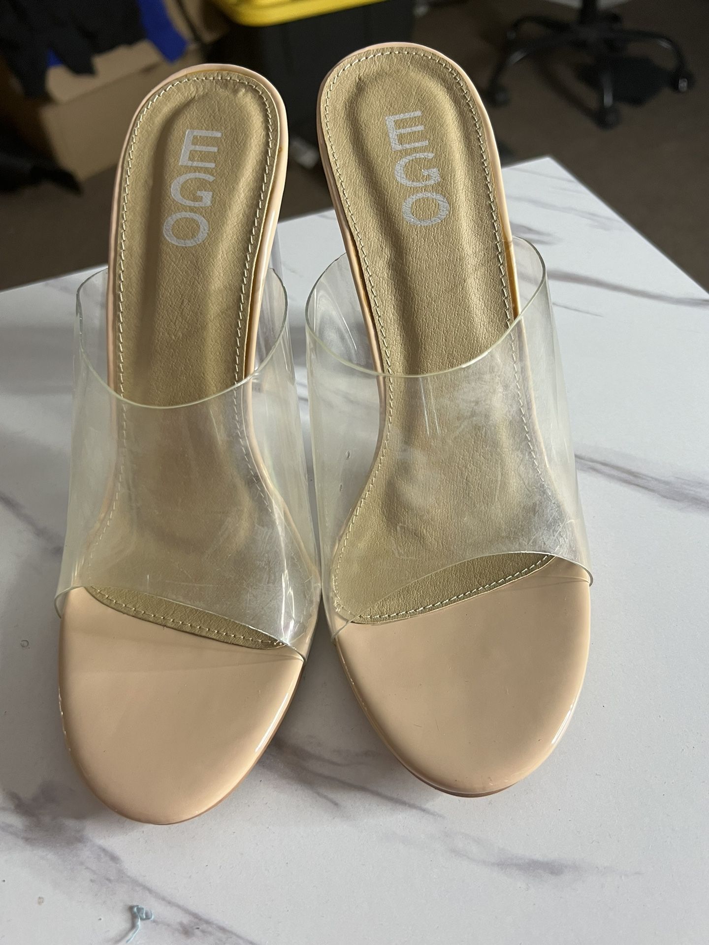 Clear Heels