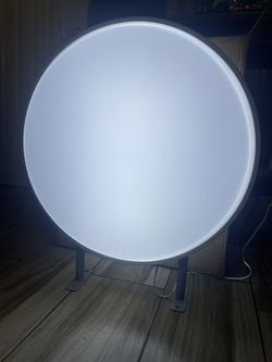 Circle Rounded Light Box For Business
