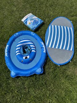 Float Ring with Adjustable Sun Canopy and Safety Seat