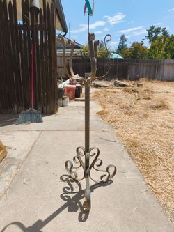 Wrought Iron Plant Holder
