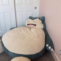 Giant Snorlax Plush / Bean Bag Lounger / Game Room